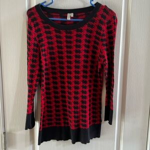 Madison houndstooth knit sweater